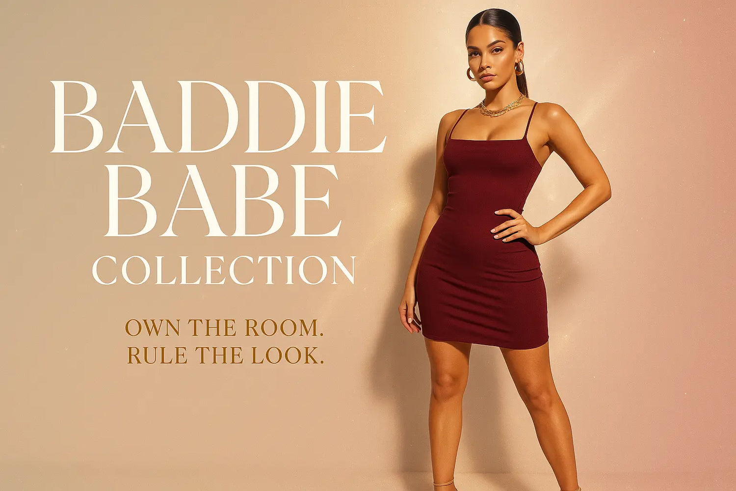 Elegant women’s streetwear display featuring statement outfits, chic loungewear, and luxury Y2K fashion from Majesty Me Streetwear.