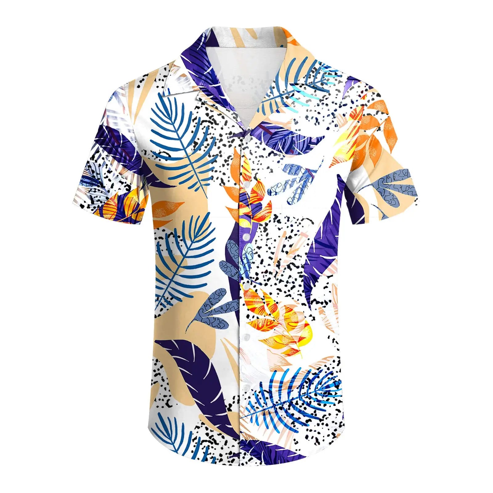 2024 Men Sets Print Patchwork Lapel Short Sleeve Casual Shirt Beach Shorts Summer Streetwear Vacation Hawaiian Suits Men S-5XL Majesty Me