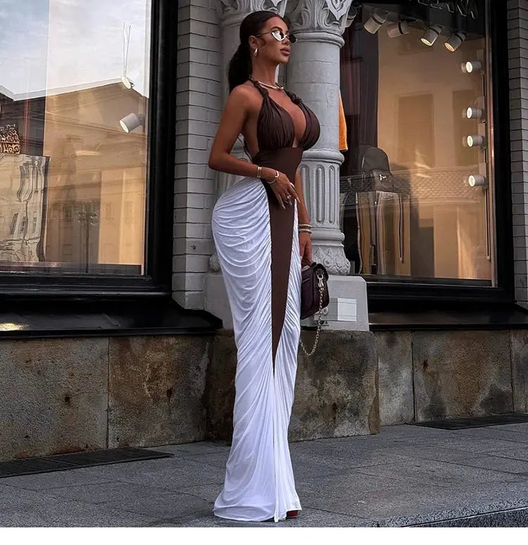Contour Muse Halter Dress Majesty Me