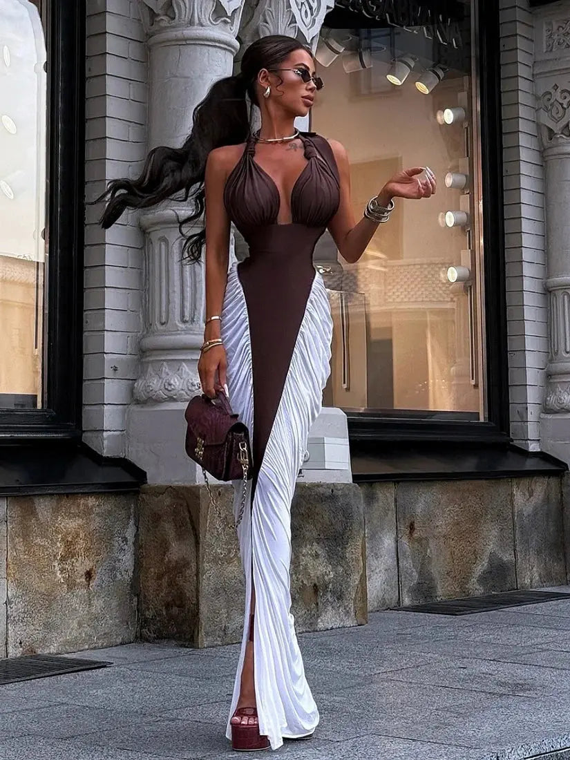 Contour Muse Halter Dress Majesty Me