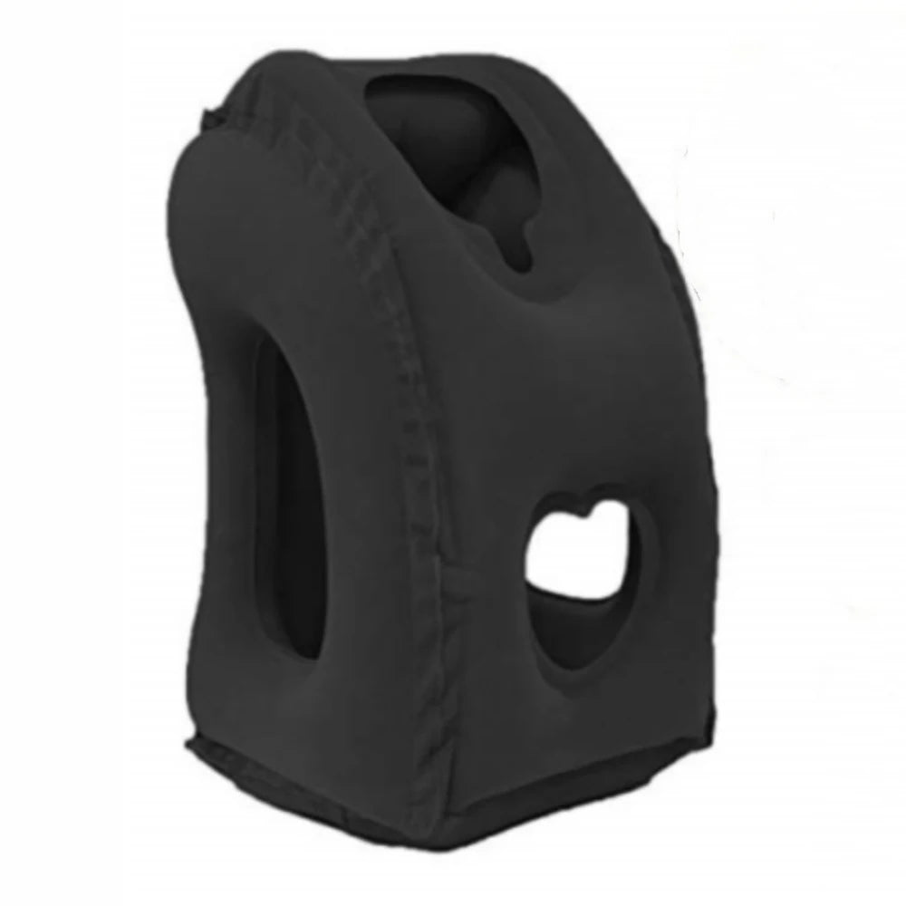 Inflatable Travel Pillow,Travel Accessories With Neck And Head Support, Travel Pillow For Long Haul Flights Cars Office Napping Majesty Me