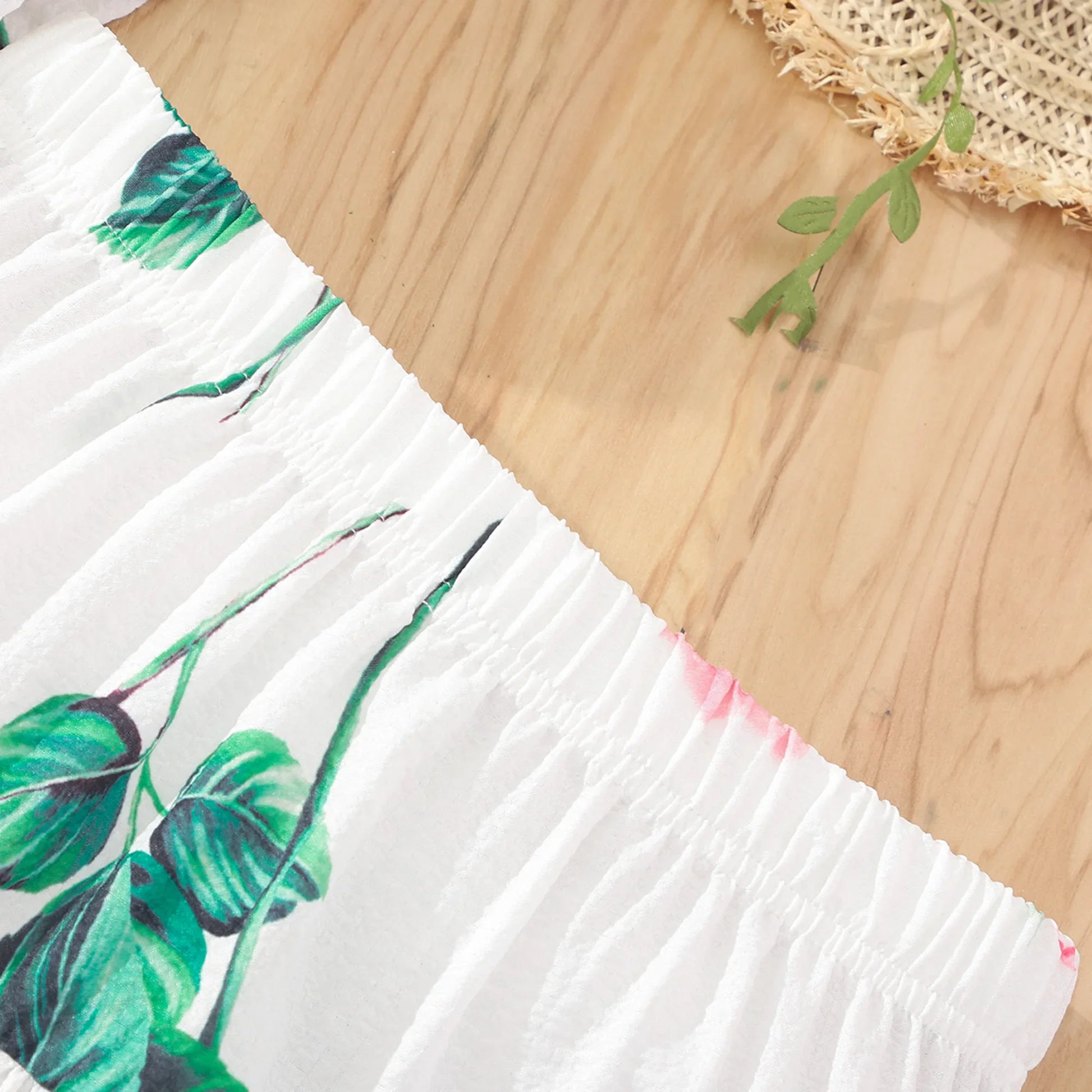 New Bohemian Set Girl Clothes 8-12 Yrs Summer Short Sleeve Floral Shirt + Skirt 2Pcs Big Children Beach Set White Girls Outfit Majesty Me