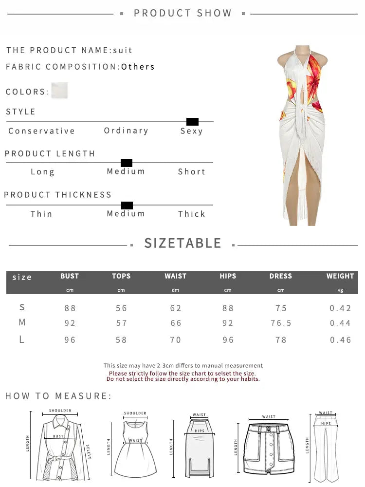 Tassel Halter Two-Piece Set – Women’s Knot Wrap Backless Crop Top & Split Skirt | Sexy Clubwear & Vacation Outfit Majesty Me Streetwear™