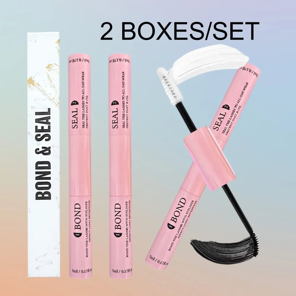 Lash Bond and Seal 10ml Individual Lashes Glue and Seal Super Strong Hold Lash Extension and Lash Glue Remover 5ml Tweezers Kit Majesty Me