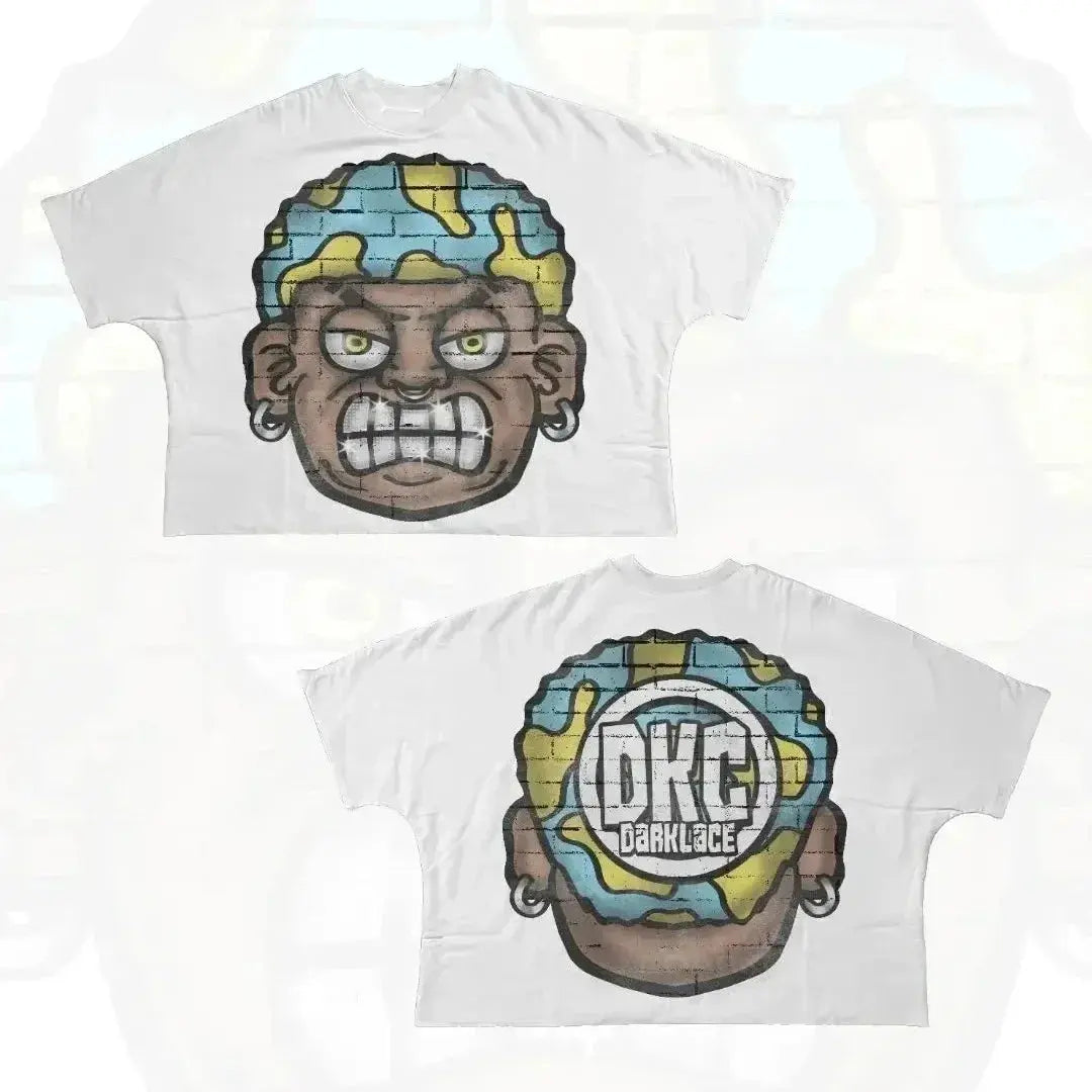 Unisex Oversized Cartoon Graphic T-Shirt Majesty Me Streetwear™