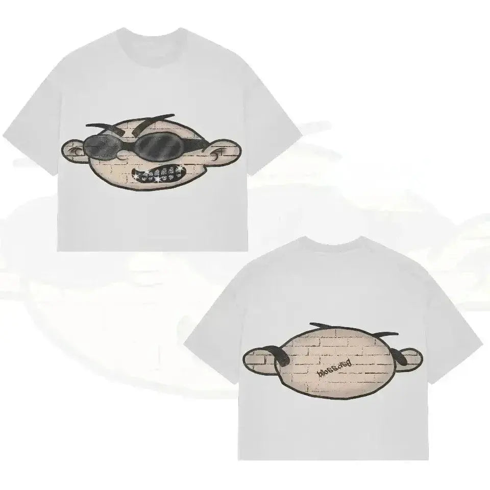 Unisex Oversized Cartoon Graphic T-Shirt Majesty Me Streetwear™