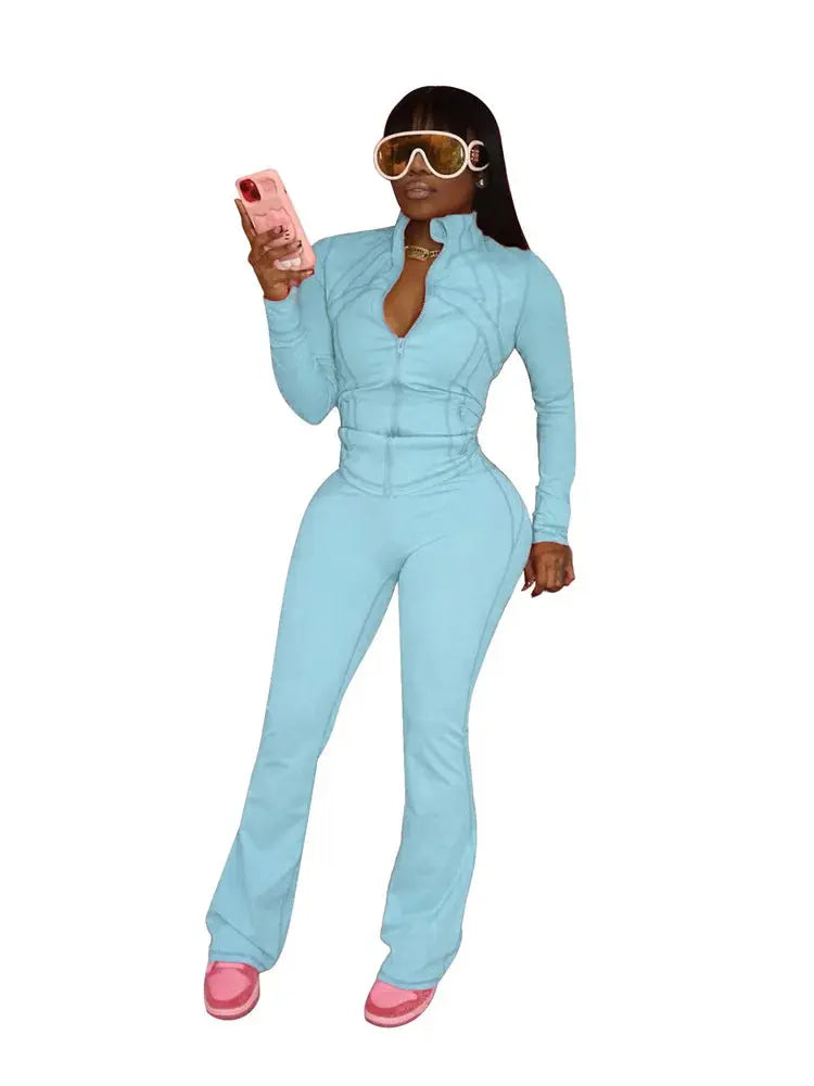 Elegance Fit Two-Piece Tracksuit Set Majesty Me