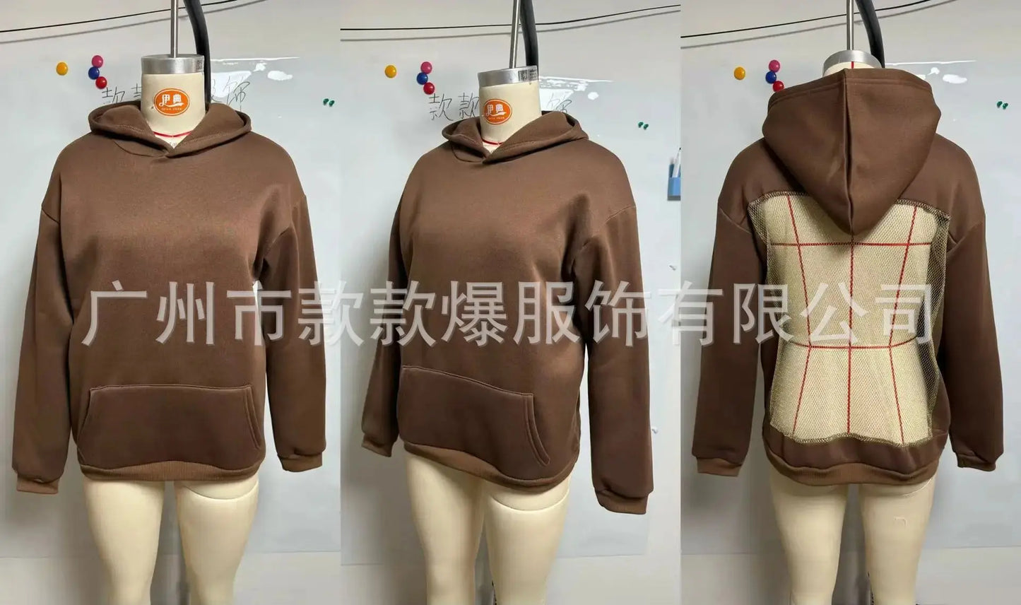 Untamed Energy’ Sheer Backless Hoodie Majesty Me Streetwear™