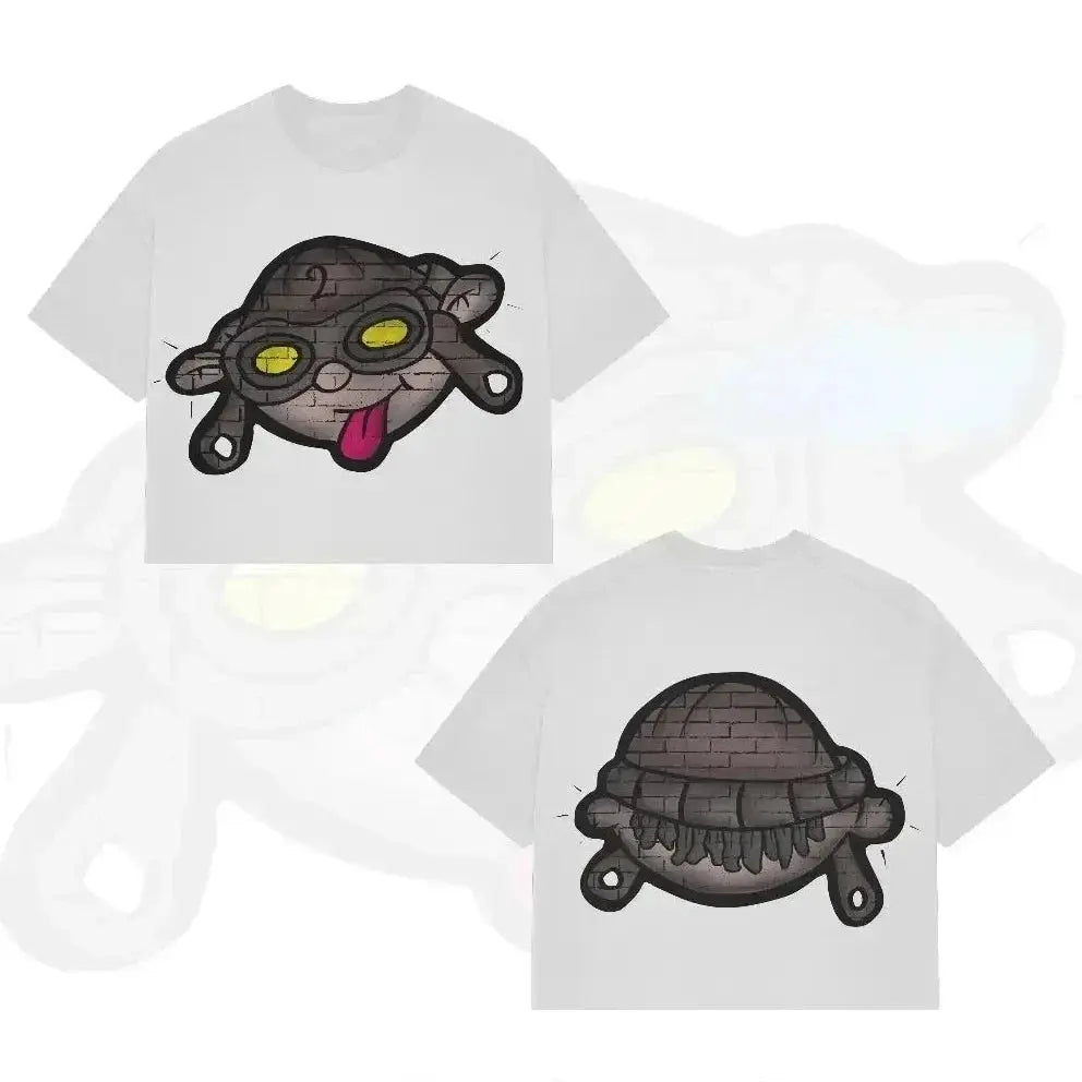 Unisex Oversized Cartoon Graphic T-Shirt Majesty Me Streetwear™