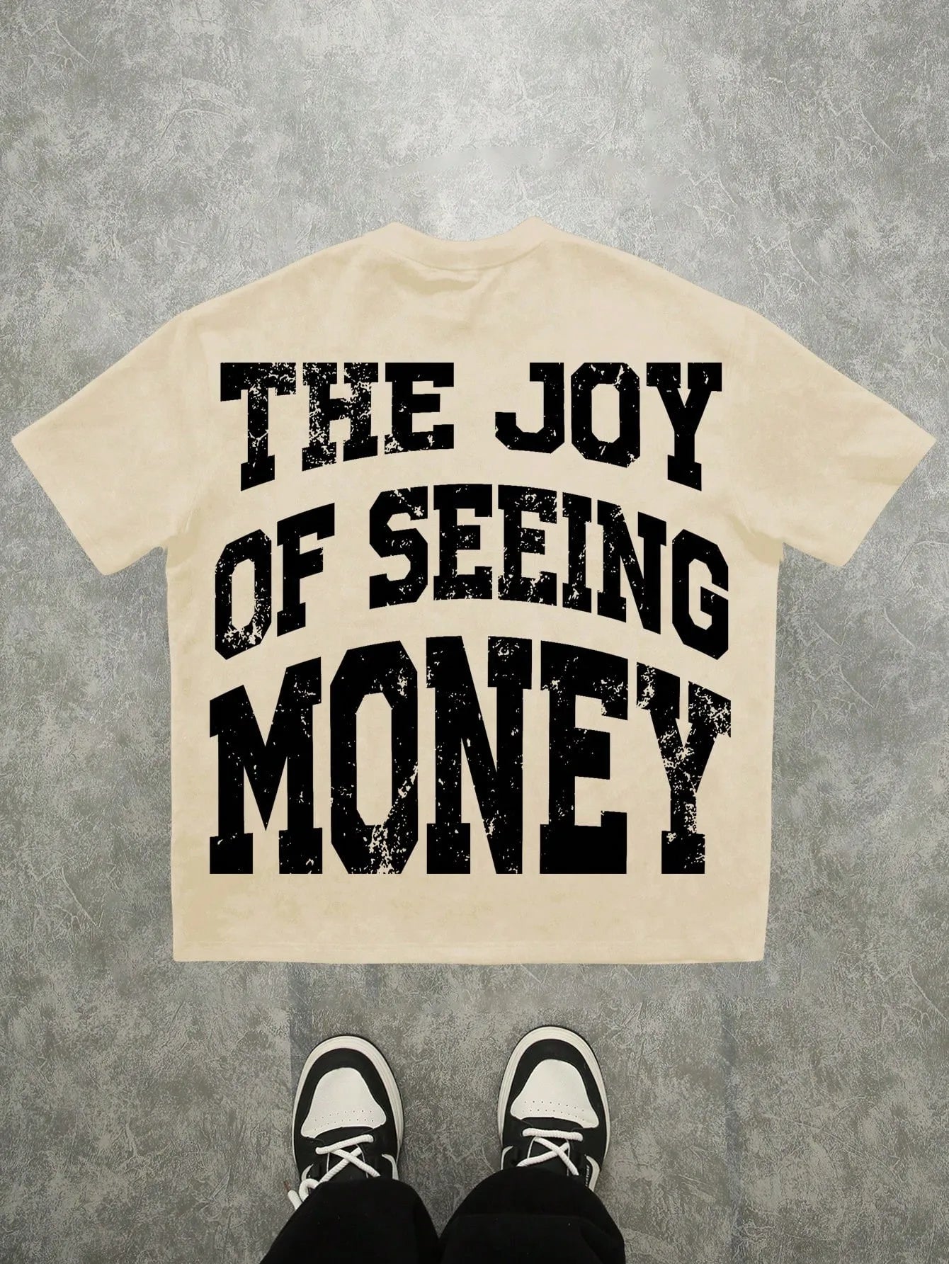 The new men's T-shirt for the summer of 2025 features a casual fashionable soft and breathable 3D letter pattern print Majesty Me
