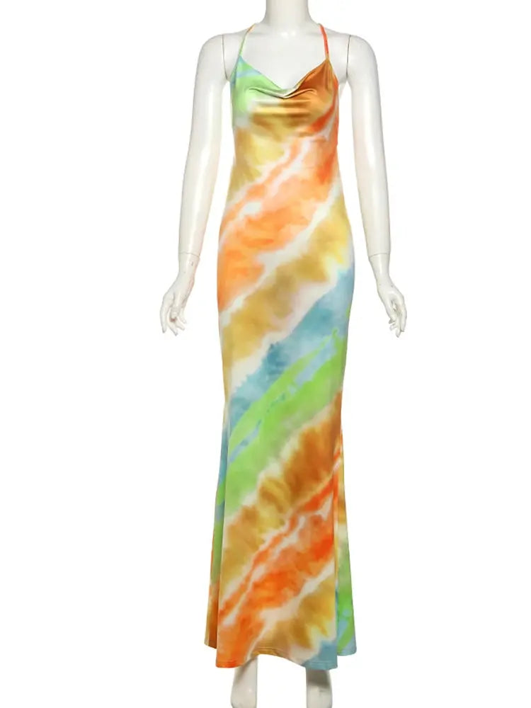 Sunset Chain Muse Maxi Dress Majesty Me