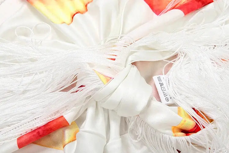 Tassel Halter Two-Piece Set – Women’s Knot Wrap Backless Crop Top & Split Skirt | Sexy Clubwear & Vacation Outfit Majesty Me Streetwear™