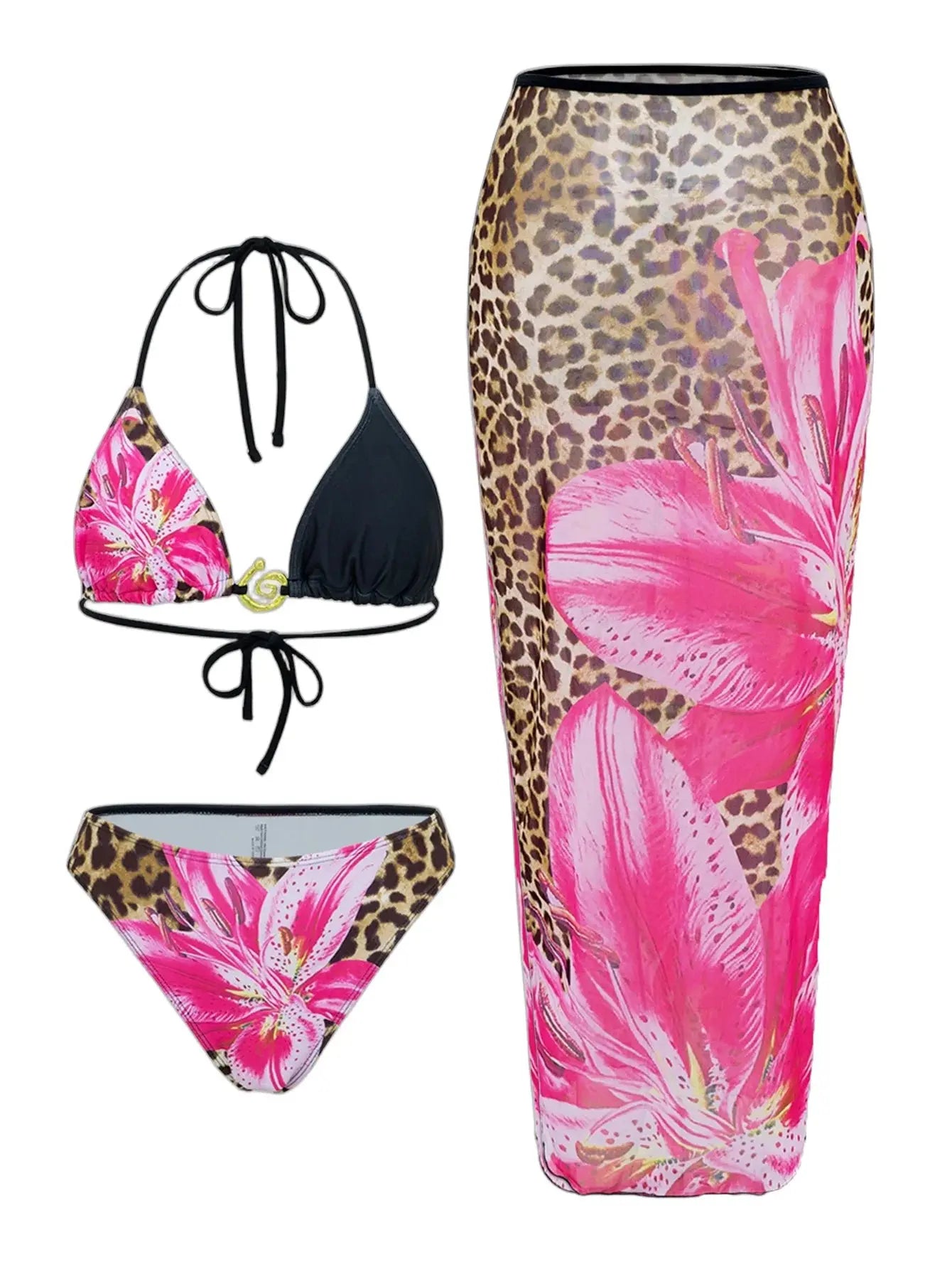 Bloom Escape 3-Piece Swim Set Majesty Me