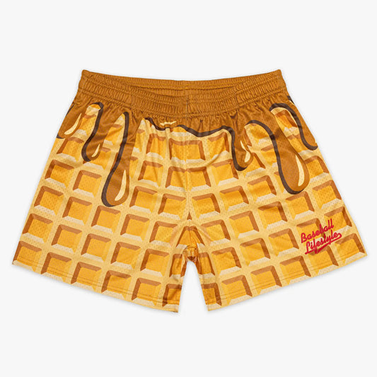 Summer New Children/Youth Baseball Lifestyle 101 Ice Cream Series Batter Up Shorts Oversized Breathable Sports Shorts Men Women Majesty Me