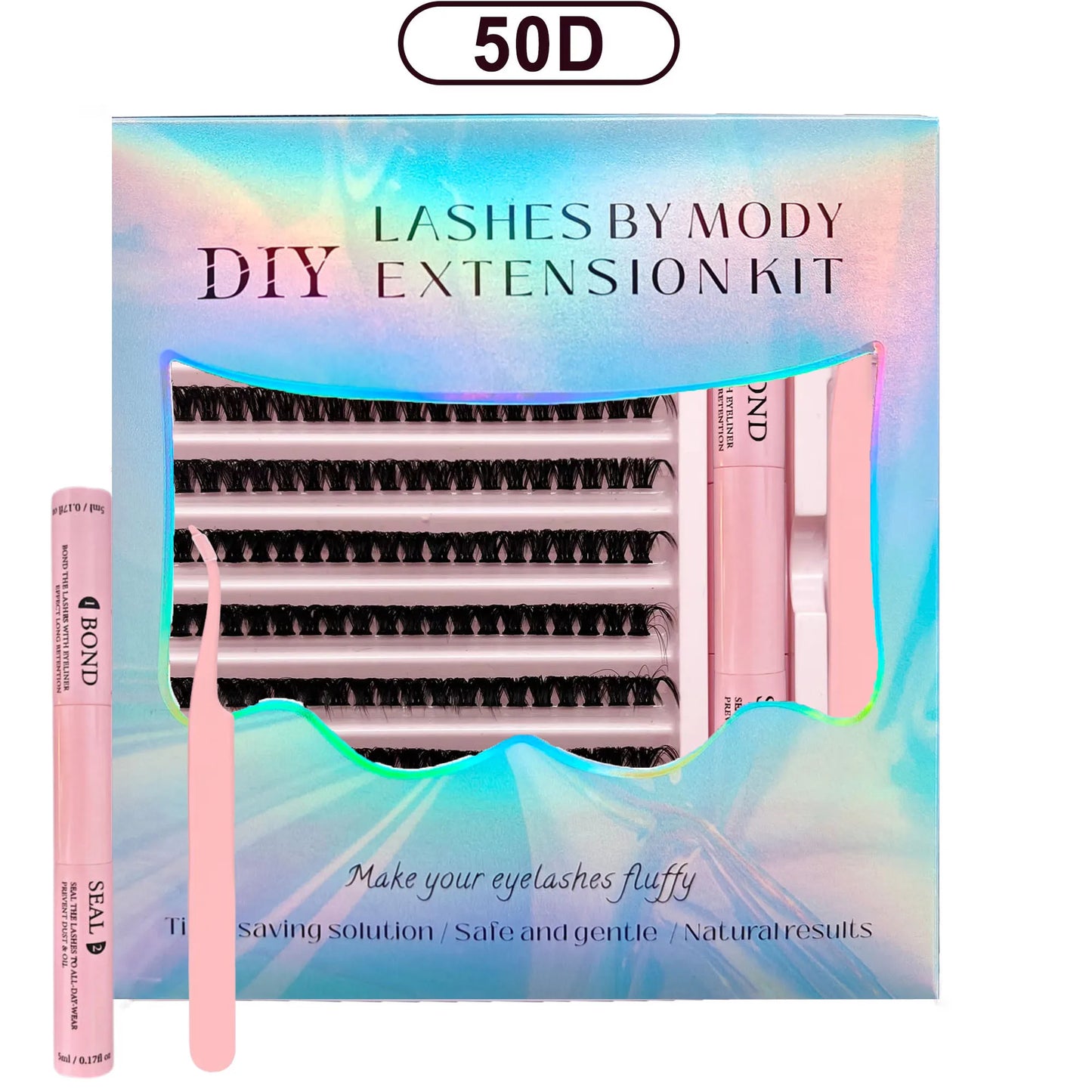 Lash Bond and Seal 10ml Individual Lashes Glue and Seal Super Strong Hold Lash Extension and Lash Glue Remover 5ml Tweezers Kit Majesty Me