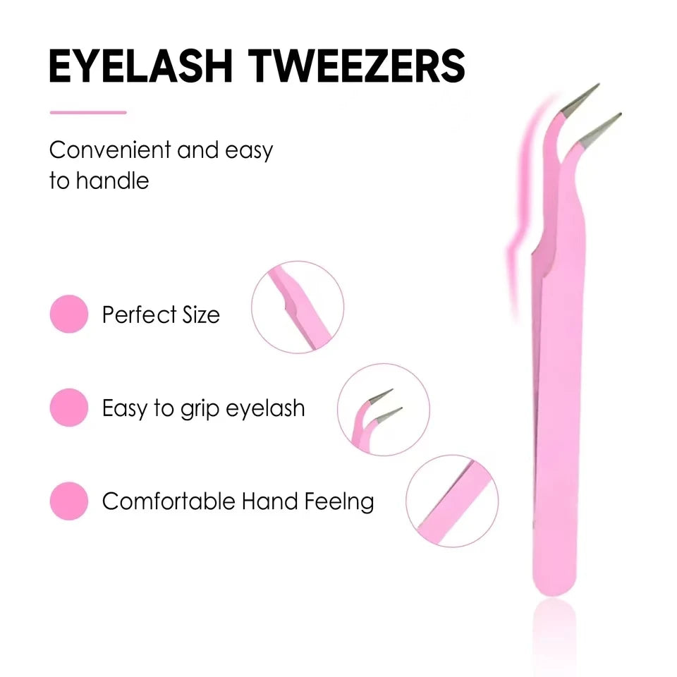 Lash Bond and Seal 10ml Individual Lashes Glue and Seal Super Strong Hold Lash Extension and Lash Glue Remover 5ml Tweezers Kit Majesty Me