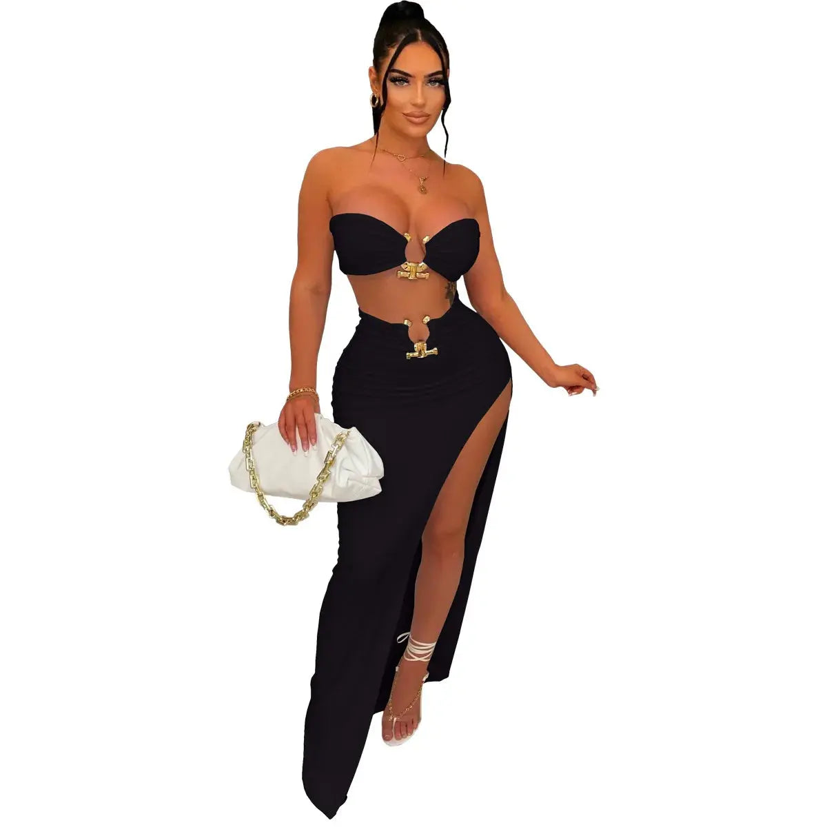 Women’s Sexy Irregular Skirt Set | European & American Style Beach Vacation Outfit Majesty Me