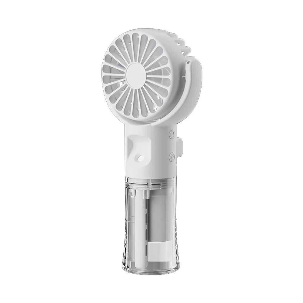 Portable Water Mist Fan Mini Handheld Fan USB Charging 4 Speeds Hanging Neck Spray Fans Portable Personal Hand Held Small Fan Majesty Me