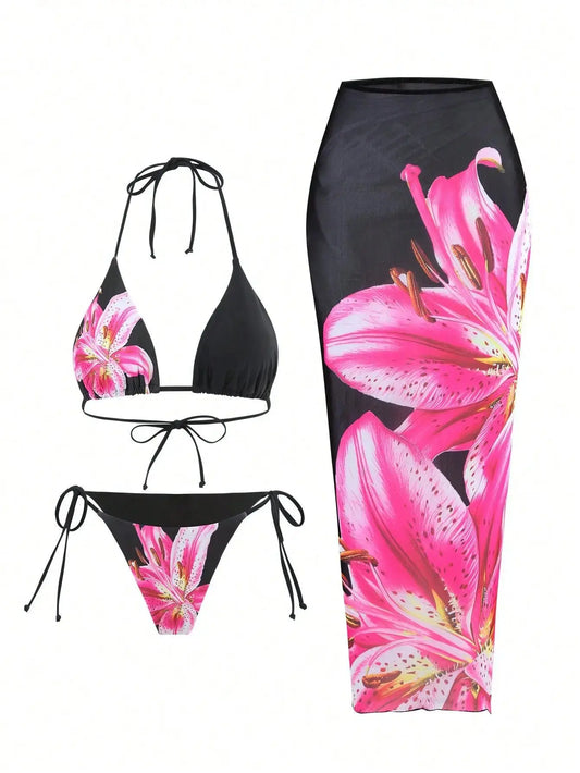 Bloom Escape 3-Piece Swim Set Majesty Me