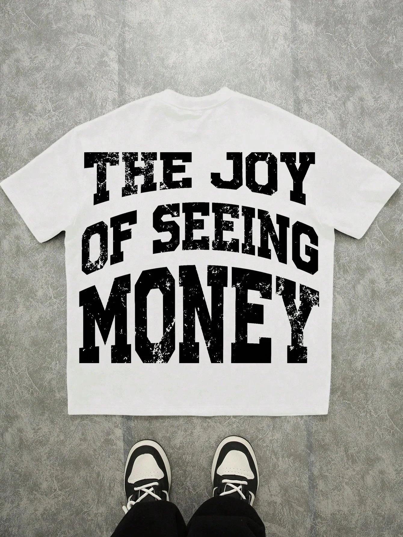 The new men's T-shirt for the summer of 2025 features a casual fashionable soft and breathable 3D letter pattern print Majesty Me