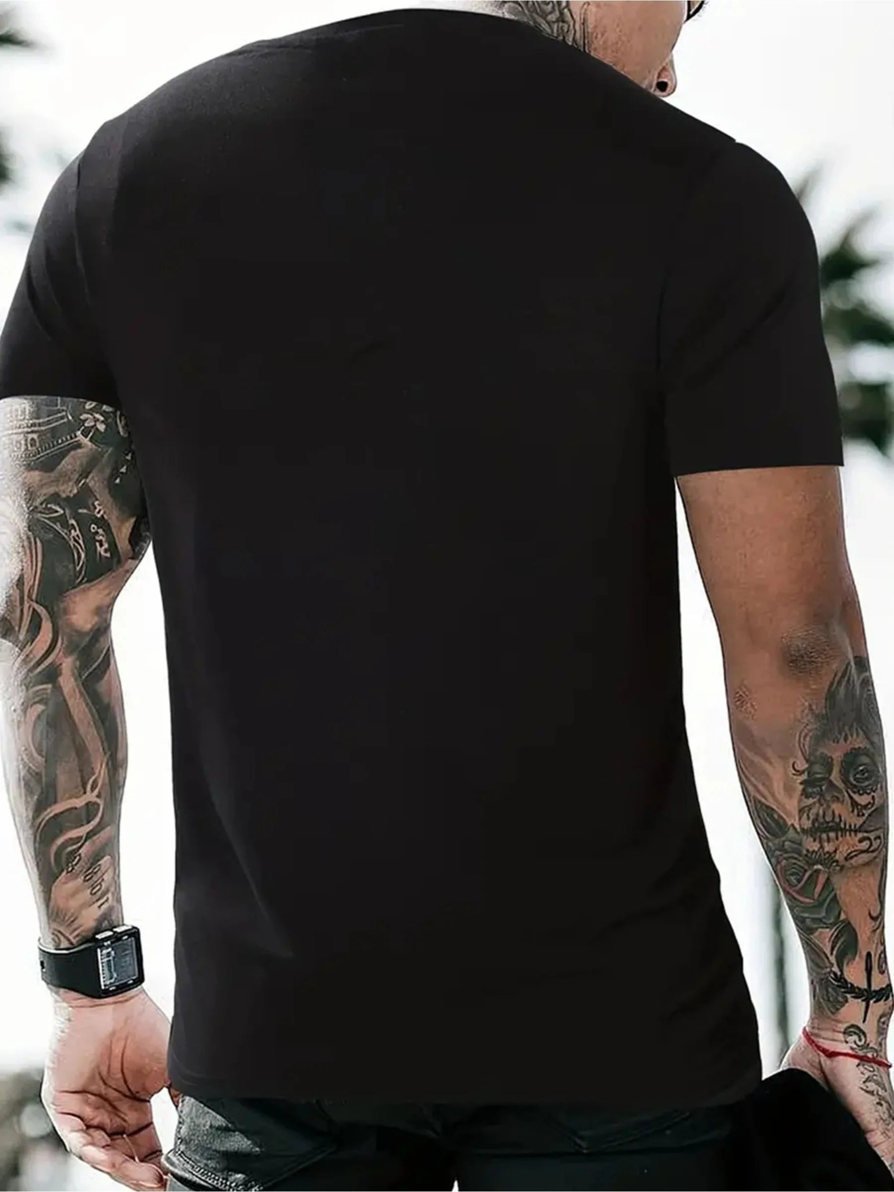 Men's Y2K Vintage Pattern T-Shirt Angel Wings and Lips Design Black Casual Short Sleeve Shirt Summer Essential Street Style Majesty Me