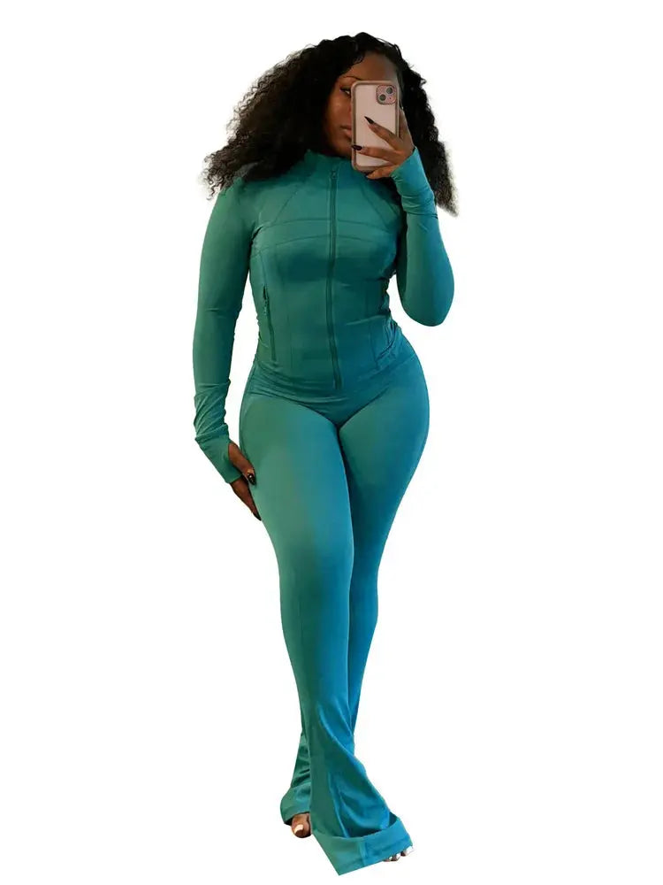 Elegance Fit Two-Piece Tracksuit Set Majesty Me